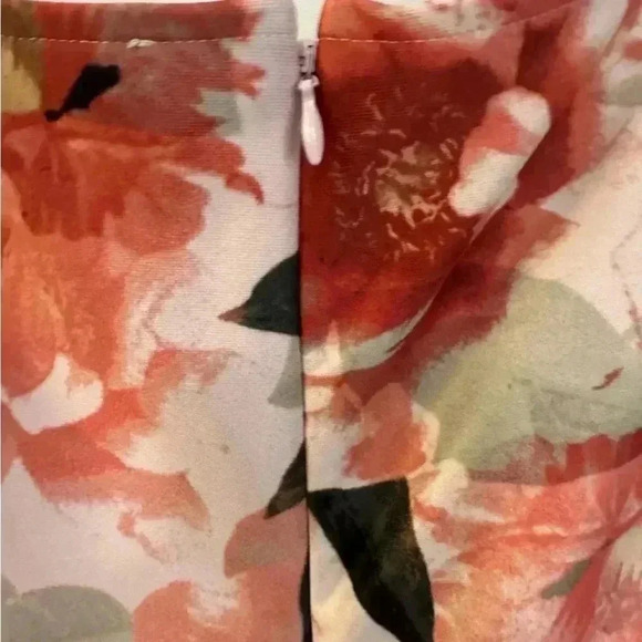 S.L. Fashions NWT!Sleeveless Dress Size 12 Pink Floral NEW Knee Length - Picture 9 of 10